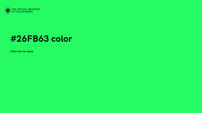 #26FB63 color image