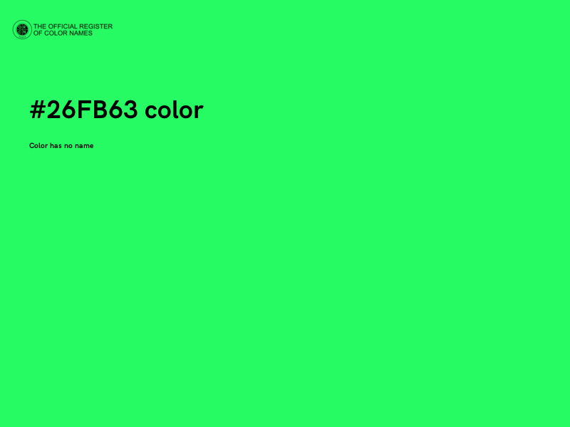 #26FB63 color image