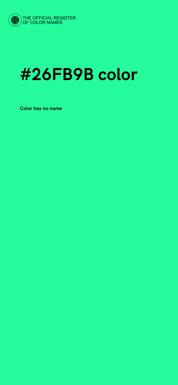 #26FB9B color image