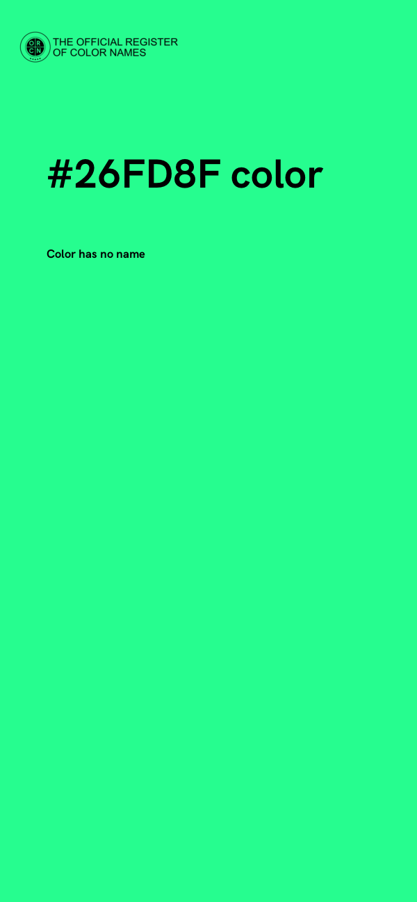 #26FD8F color image