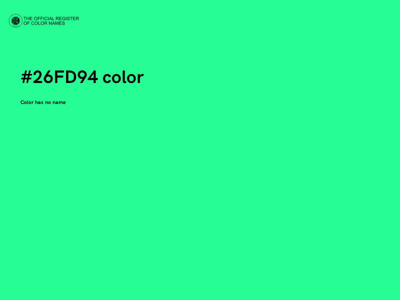 #26FD94 color image