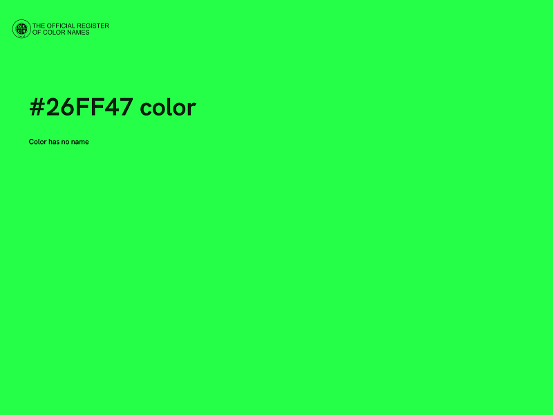 #26FF47 color image