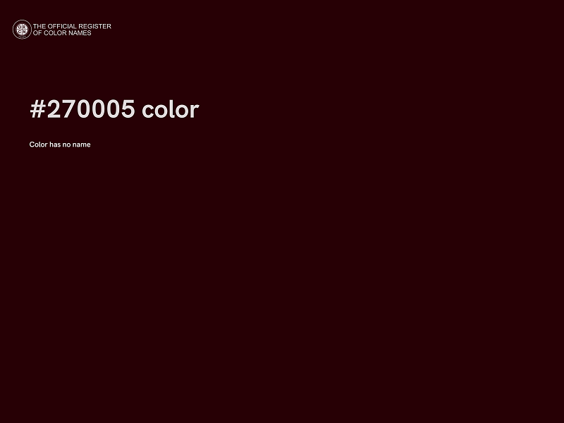 #270005 color image