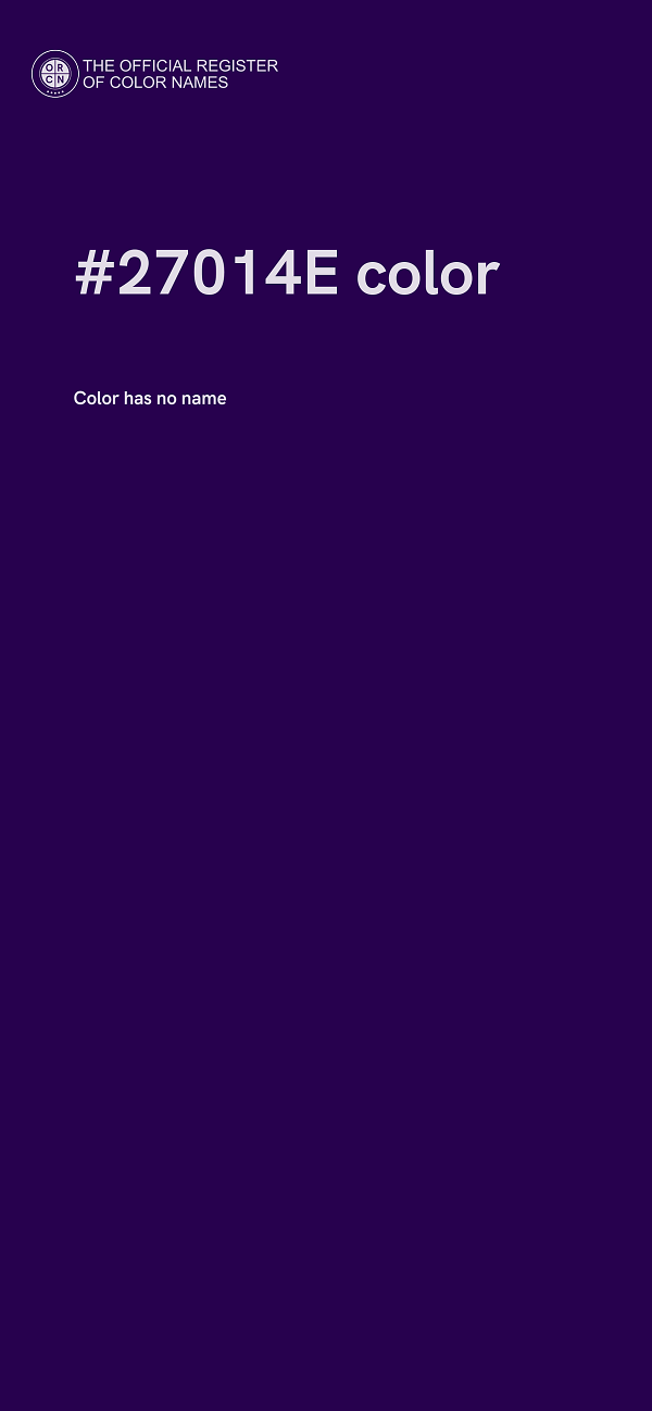 #27014E color image