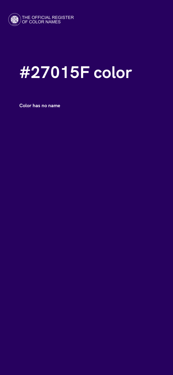 #27015F color image