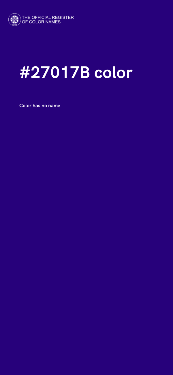 #27017B color image