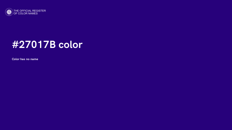#27017B color image