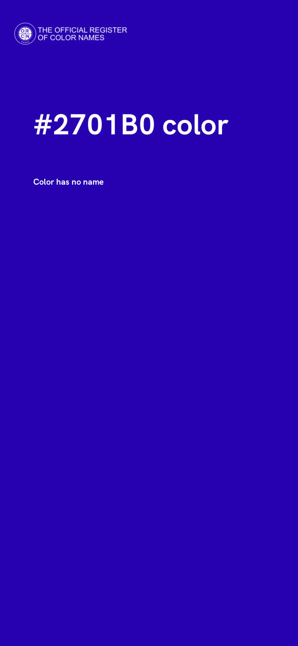 #2701B0 color image
