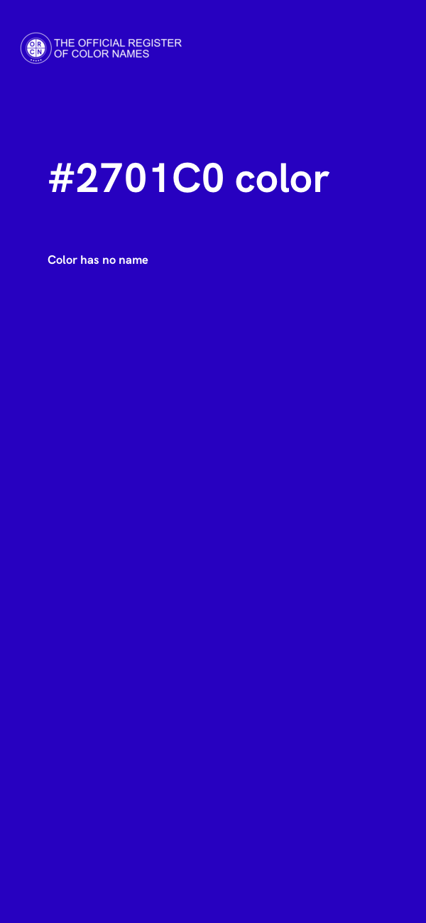#2701C0 color image
