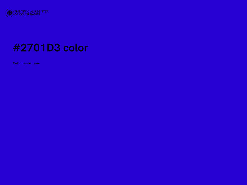 #2701D3 color image