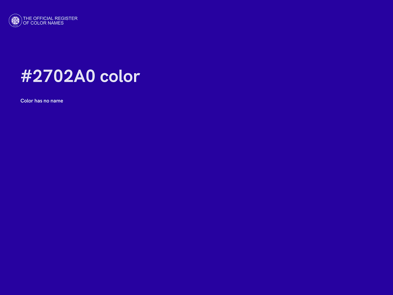 #2702A0 color image