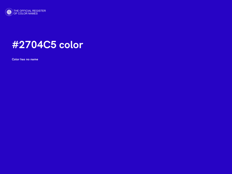 #2704C5 color image