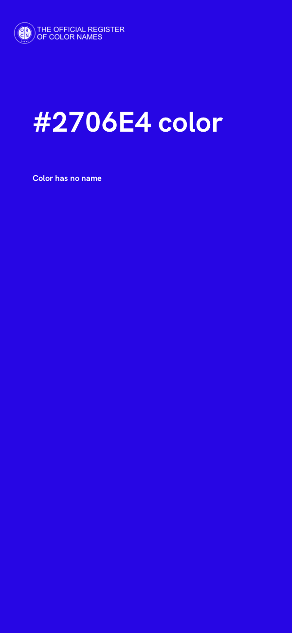 #2706E4 color image