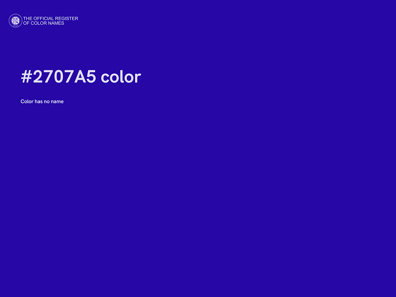 #2707A5 color image