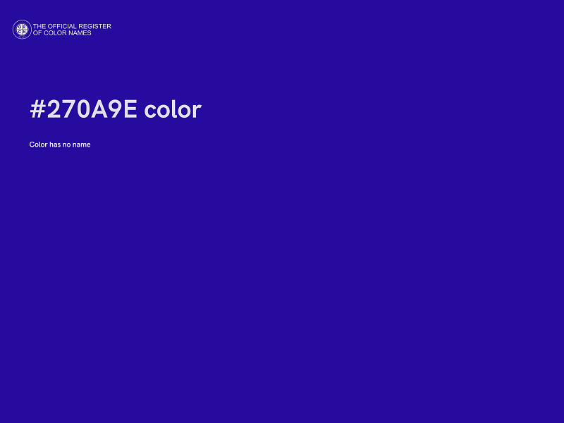 #270A9E color image