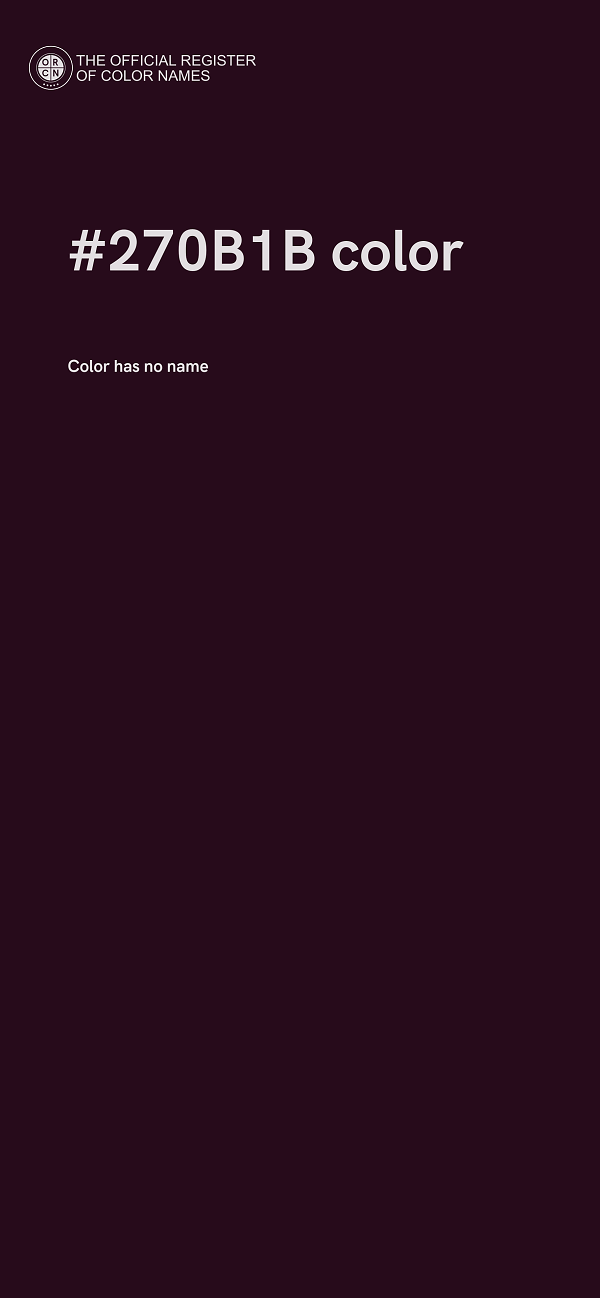 #270B1B color image