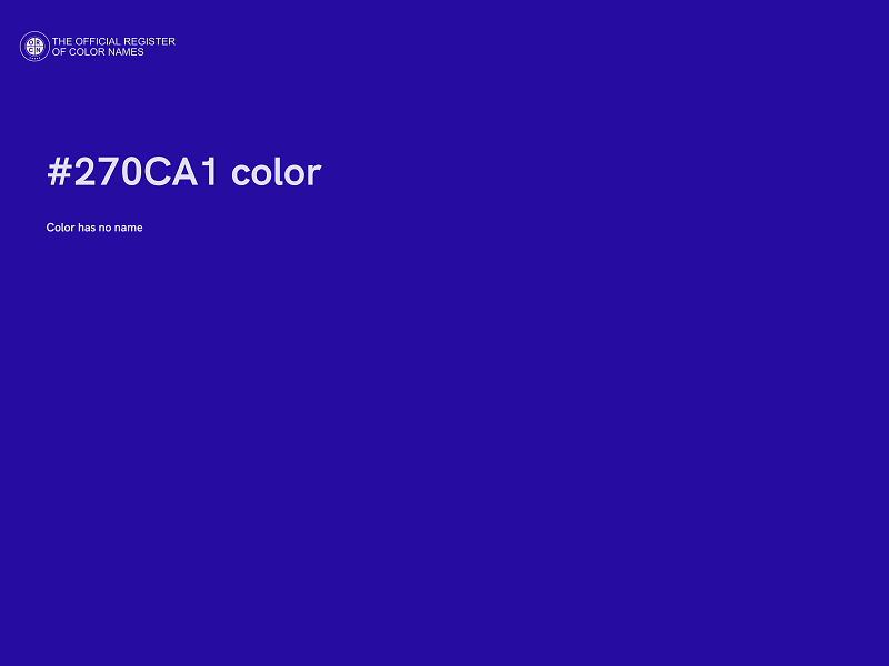 #270CA1 color image