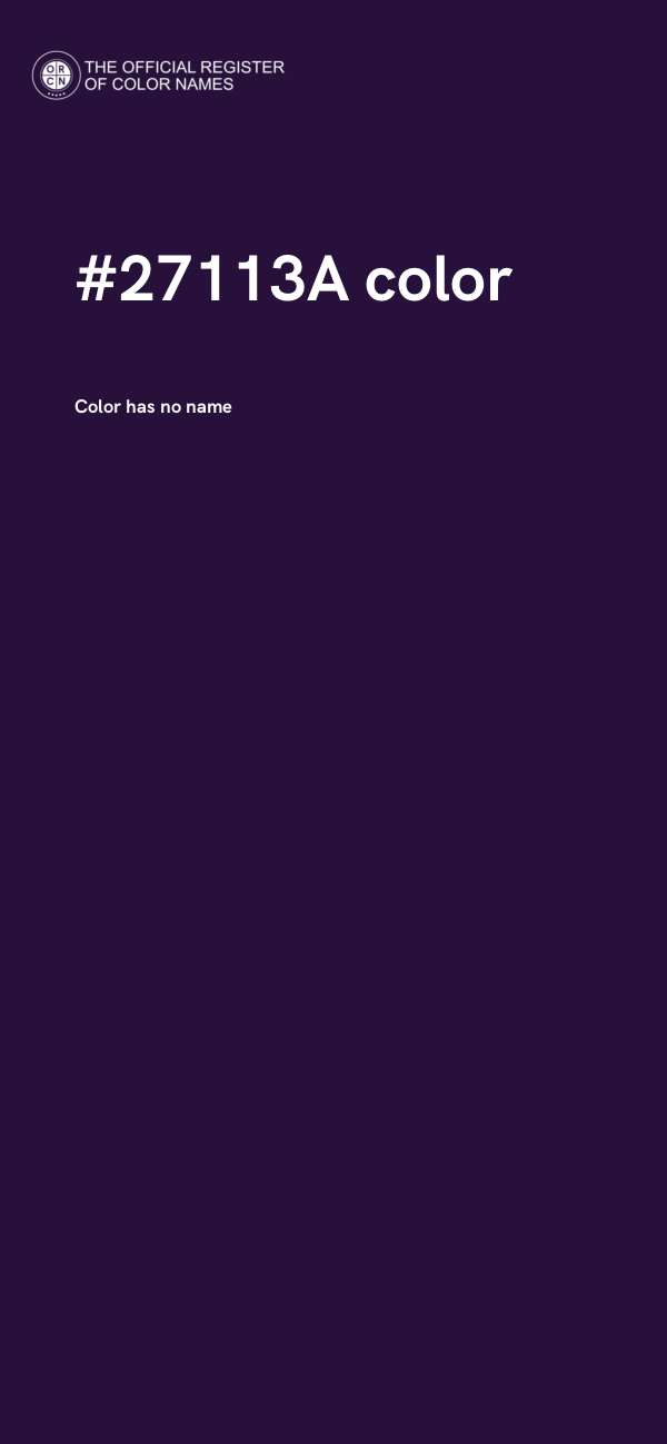 #27113A color image