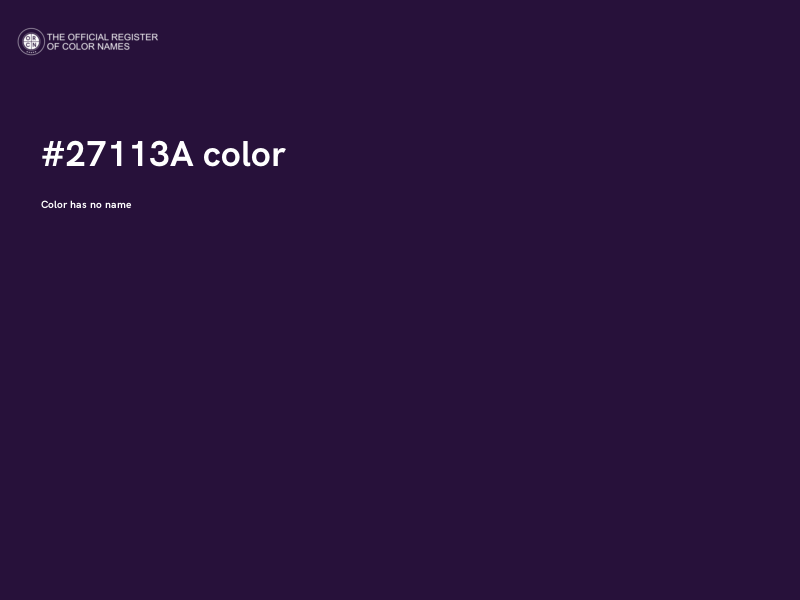 #27113A color image