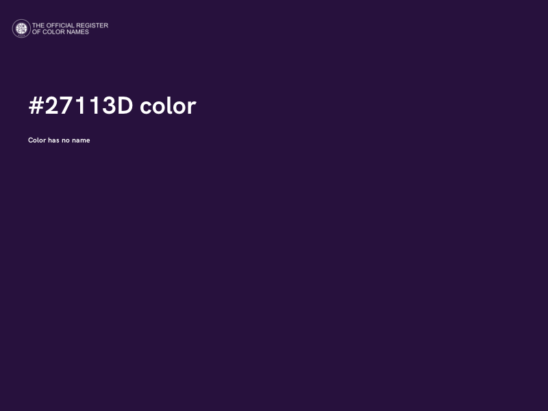 #27113D color image