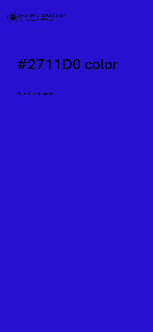 #2711D0 color image