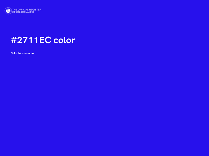 #2711EC color image