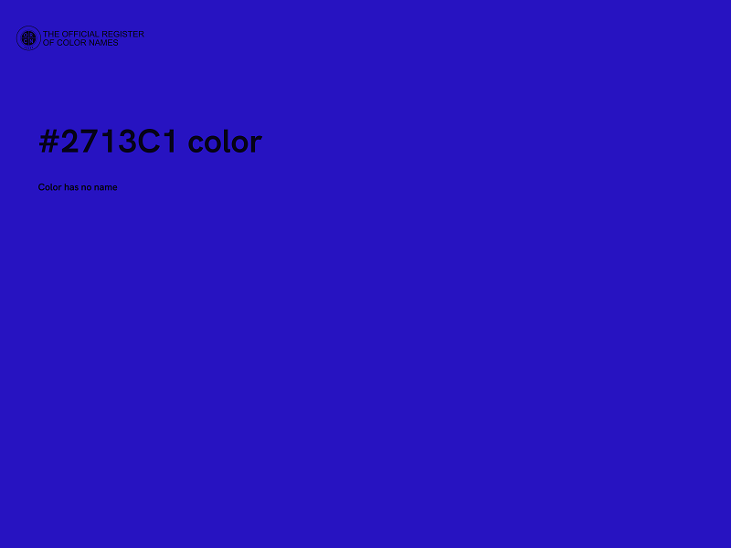 #2713C1 color image