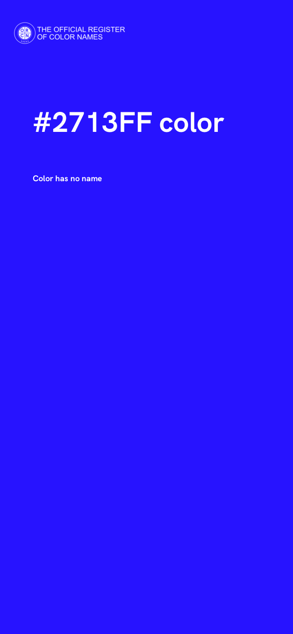 #2713FF color image