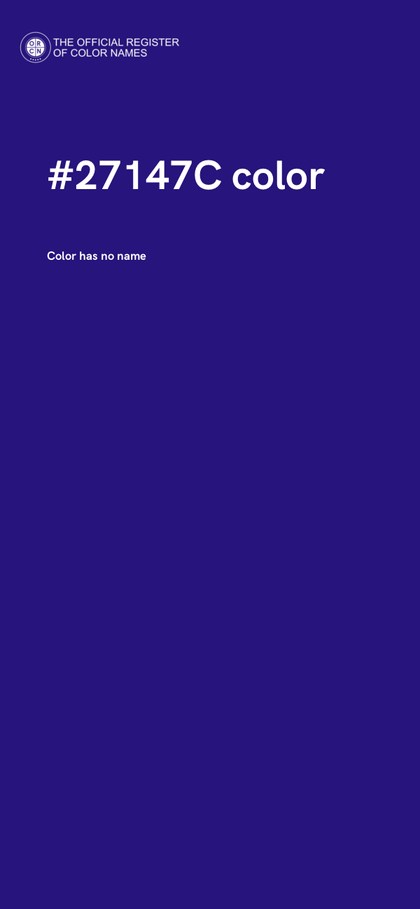 #27147C color image