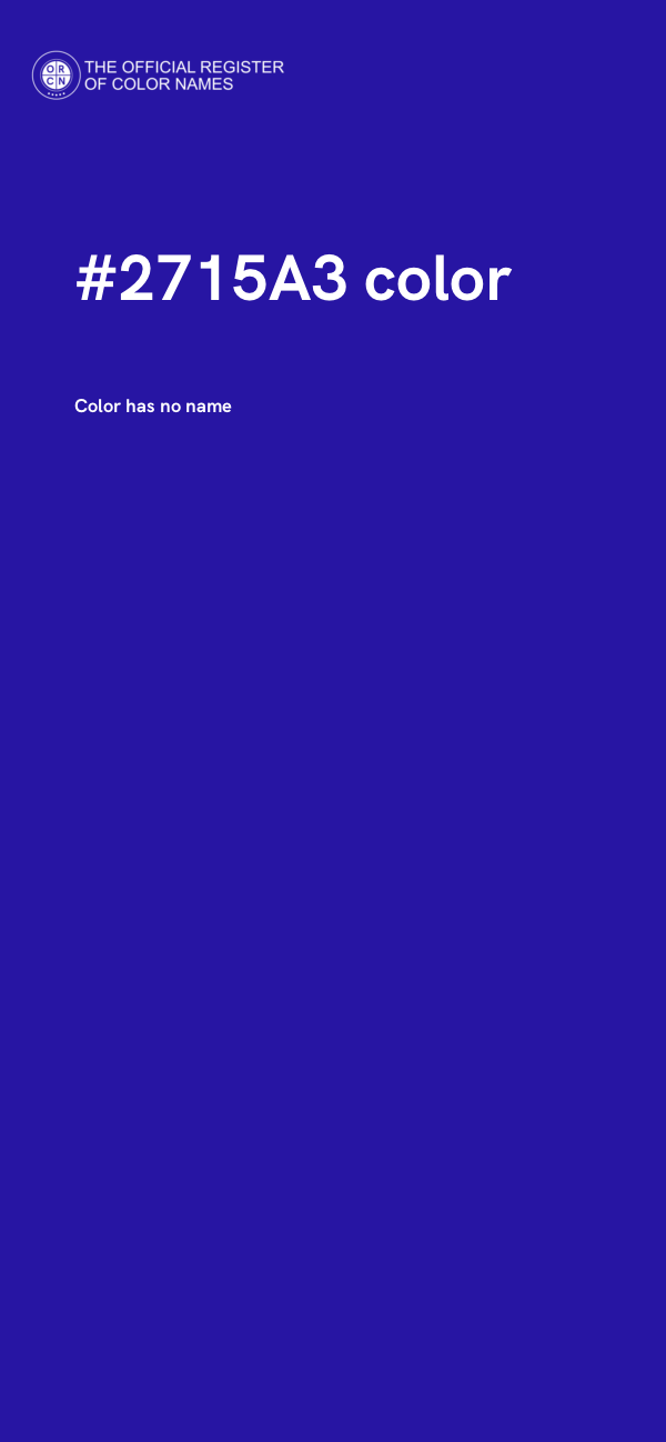 #2715A3 color image