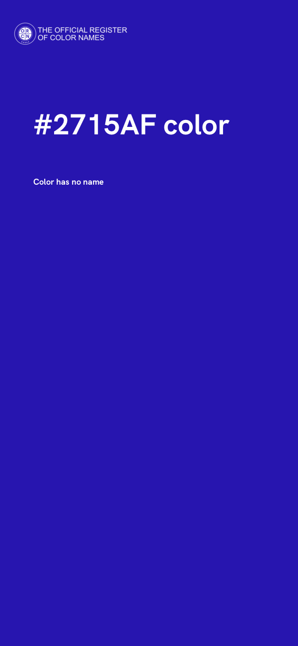 #2715AF color image