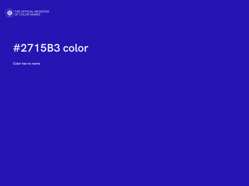 #2715B3 color image