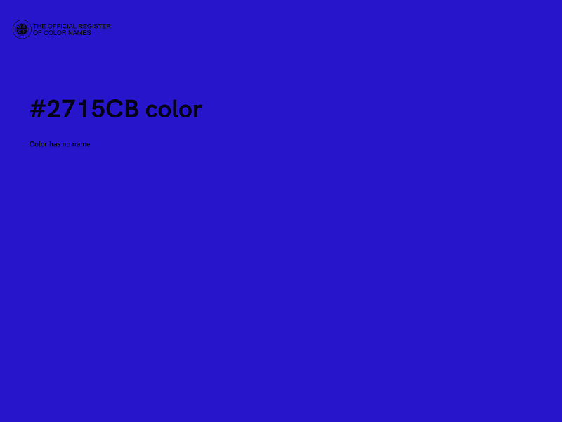 #2715CB color image