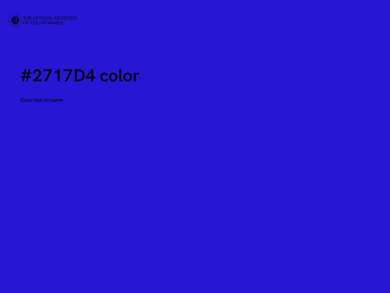 #2717D4 color image