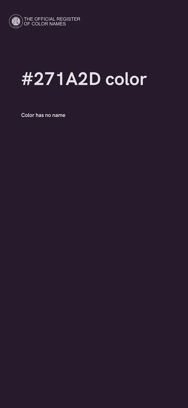 #271A2D color image