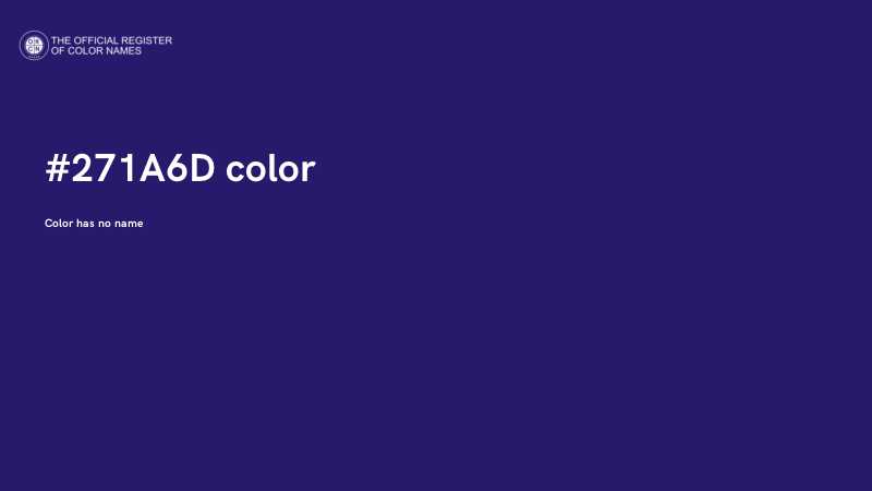 #271A6D color image