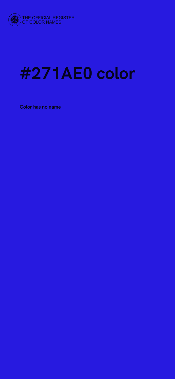 #271AE0 color image
