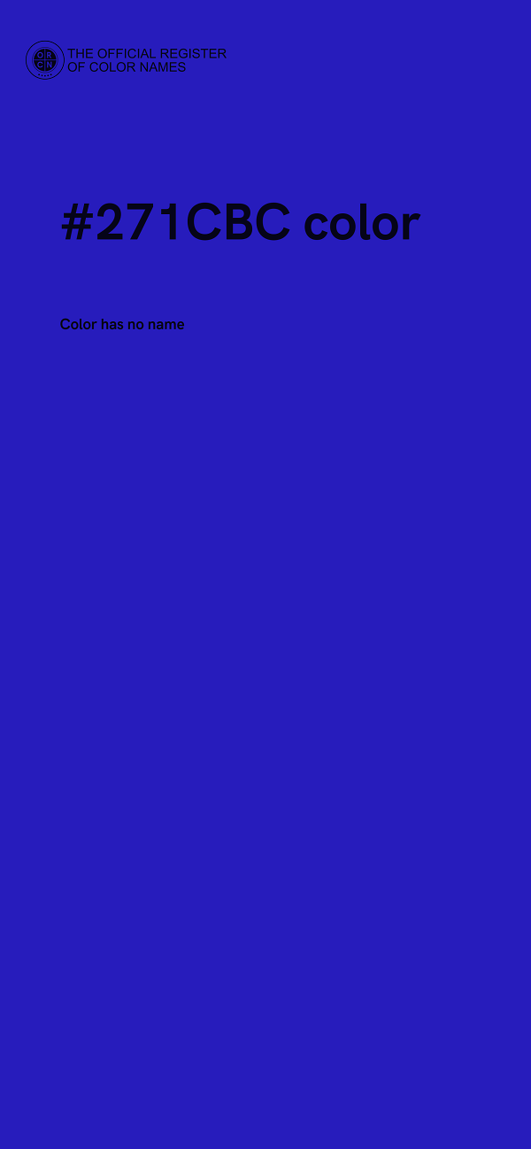 #271CBC color image