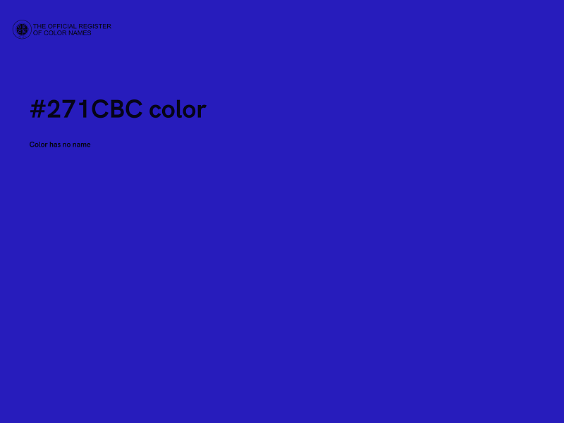#271CBC color image
