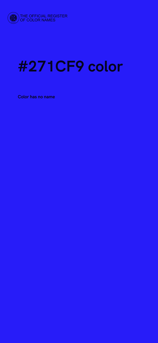 #271CF9 color image