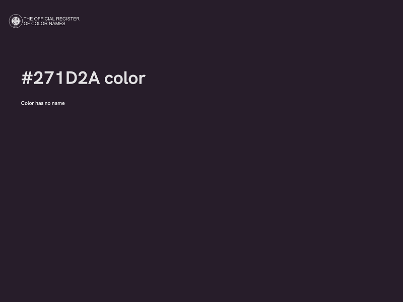 #271D2A color image