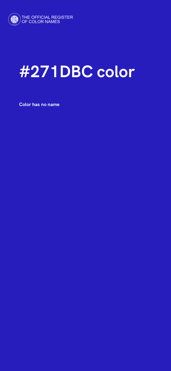 #271DBC color image