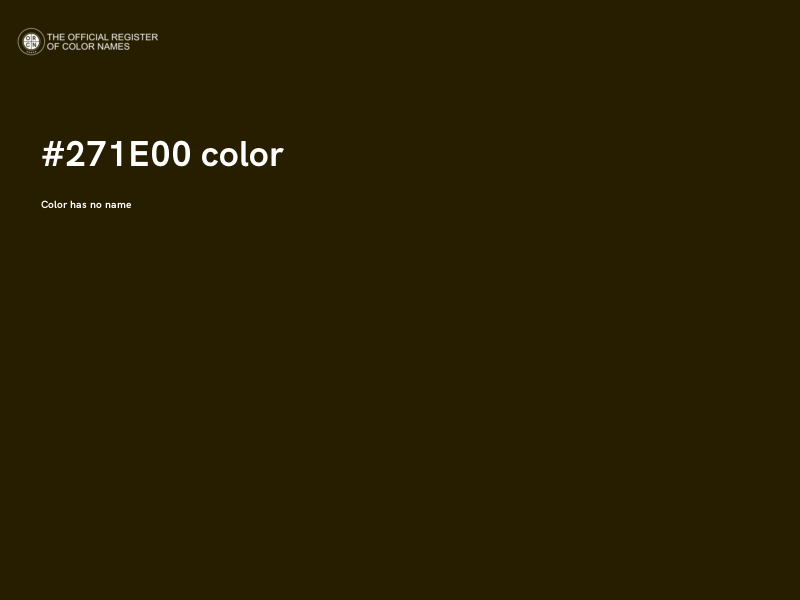 #271E00 color image