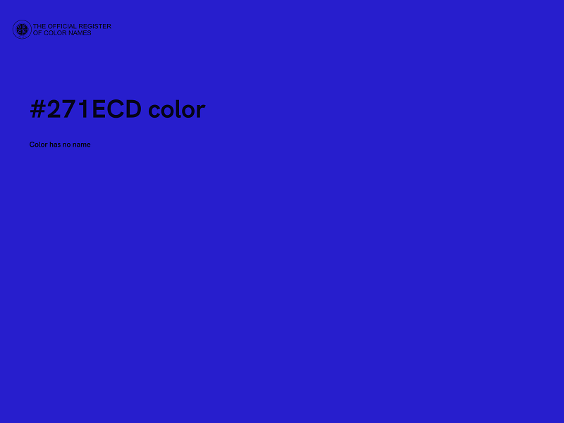 #271ECD color image