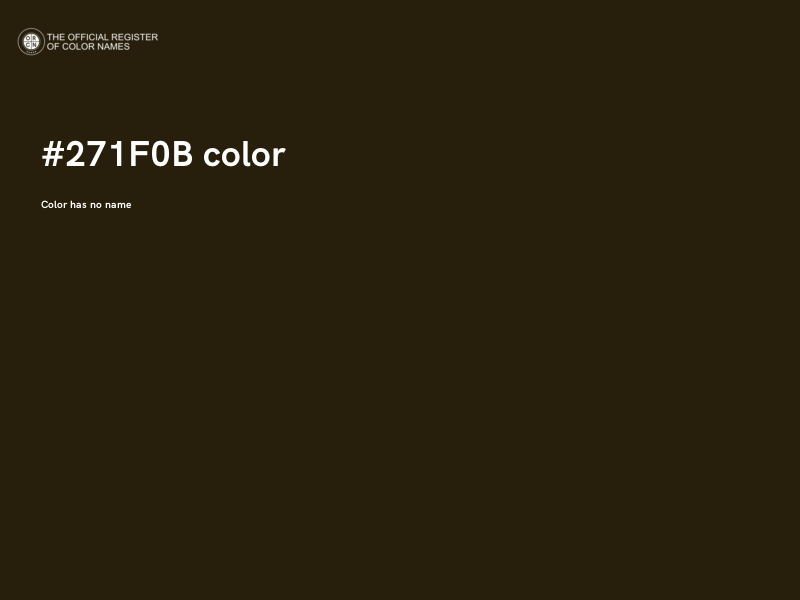 #271F0B color image