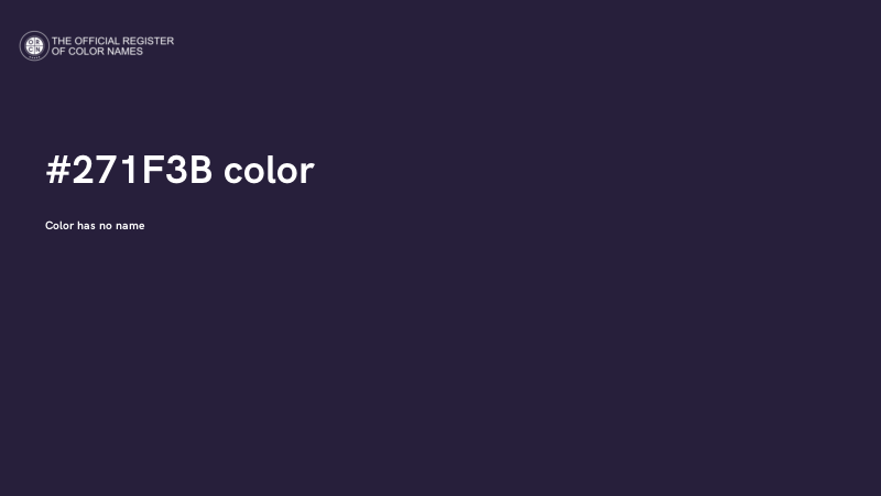 #271F3B color image