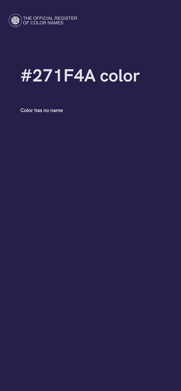 #271F4A color image