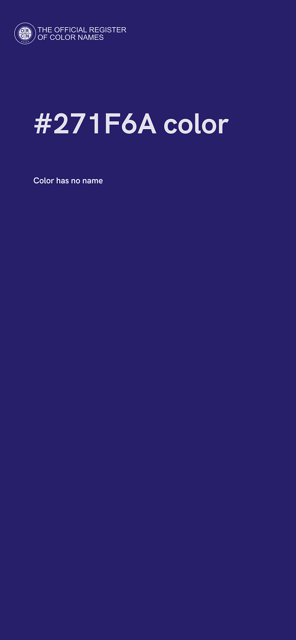 #271F6A color image