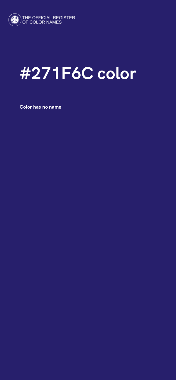 #271F6C color image