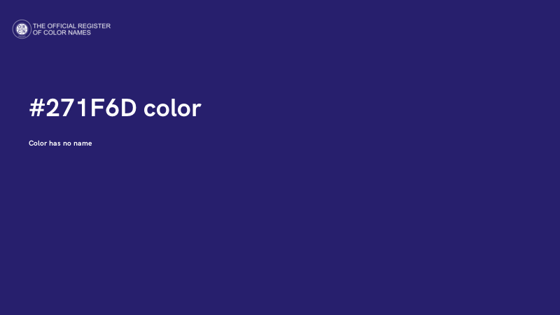 #271F6D color image